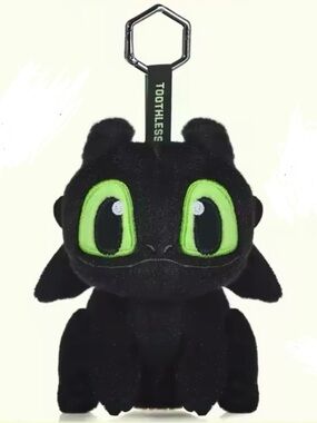 Toothless Bag Charm 🖤